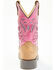 Shyanne Girls' Chloe Glitter Western Boots - Square Toe, Pink, hi-res