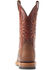 Ariat Men's Arena Winner Western Performance Boots - Broad Square Toe, Brown, hi-res