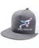 Image #1 - Ropesmart Men's All-American Classic Trucker Cap, Grey, hi-res