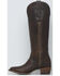 Image #3 - Lane Women's Plain Jane Tall Western Boots - Round Toe, Cognac, hi-res