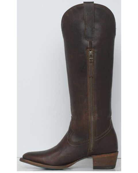 Image #3 - Lane Women's Plain Jane Tall Western Boots - Medium Toe, Cognac, hi-res