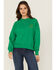 Image #1 - Wrangler X Lainey Wilson Women's Thank Ya Friend Sweatshirt, Green, hi-res