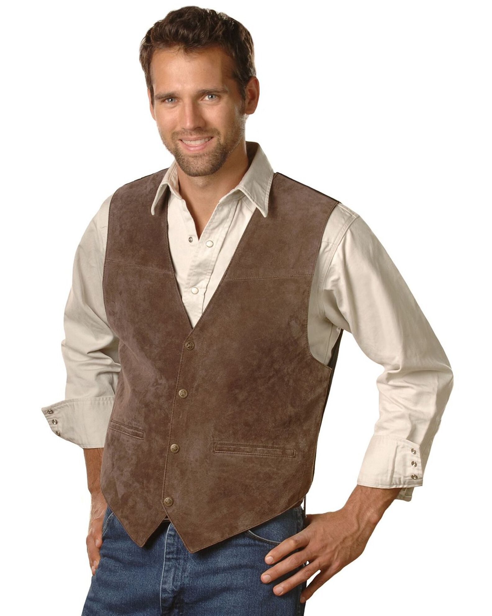 Product Name: Scully Men's Suede Leather Vest