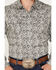 Image #3 - Wrangler Retro Premium Men's All-Over Spade Print Long Sleeve Snap Western Shirt , Grey, hi-res