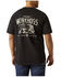 Image #1 - Ariat Men's Rebar Cotton Strong Work Hog Short Sleeve Work Shirt, Black, hi-res