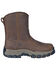 Image #2 - Hoss Men's 8" Waterproof Side-Zip Work Boots - Composite Toe, Brown, hi-res
