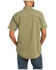 Image #2 - Ariat Men's Rebar Washed Twill Button Down Short Sleeve Work Shirt, Sage, hi-res