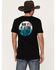 Image #4 - RANK 45® Men's Ride Circle Short Sleeve Graphic T-Shirt, Black, hi-res