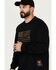 Image #2 - Hawx Men's FR Long Sleeve Graphic Knit T-Shirt , Black, hi-res