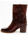 Image #3 - Cleo + Wolf Women's Cranberry Western Boots - Round Toe, Wine, hi-res