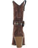 Image #3 - Azalea Wang Women's Neith Western Booties - Round Toe, Orange, hi-res