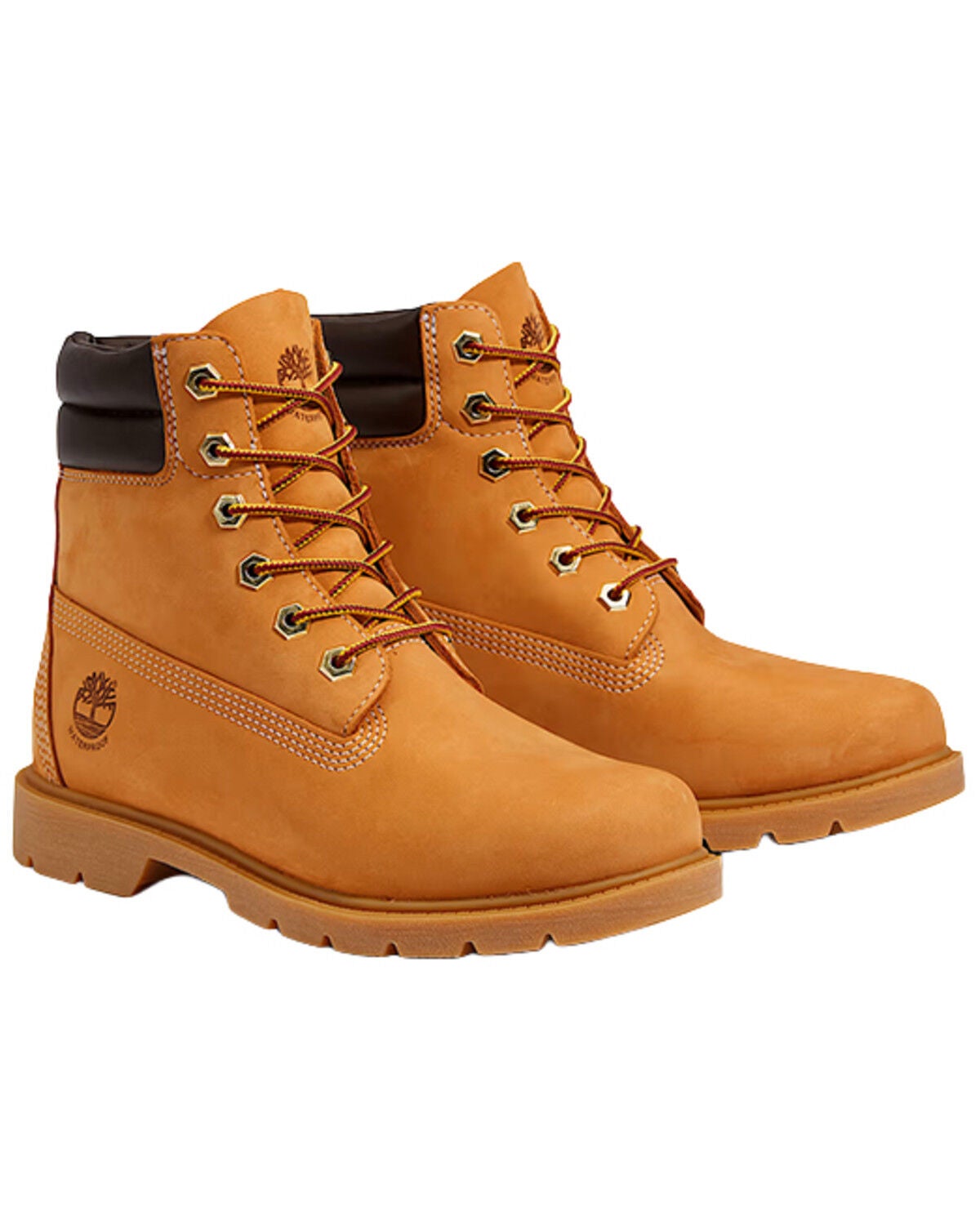 Image #1 - Timberland Women's Linden Woods 6" Waterproof Hiking Boots - Soft Toe, Wheat, hi-res