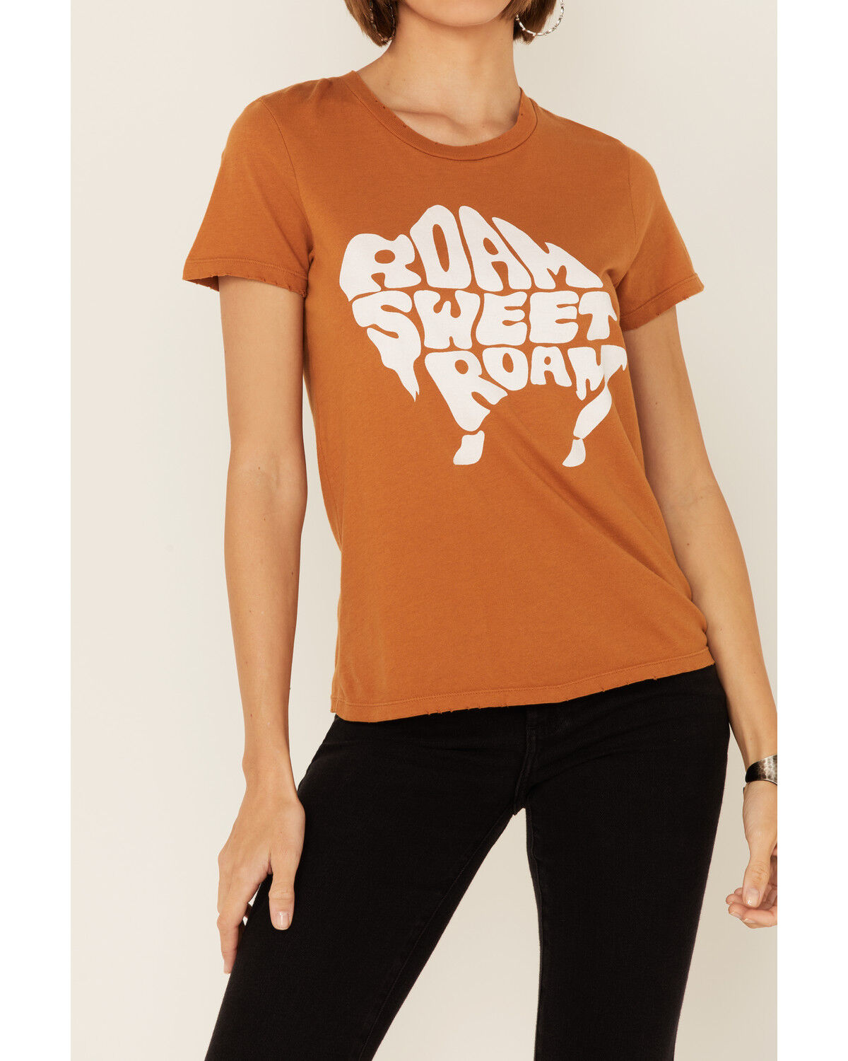 Image #3 - Bandit Women's Roam Sweet Roam Graphic Short Sleeve Tee, Cognac, hi-res