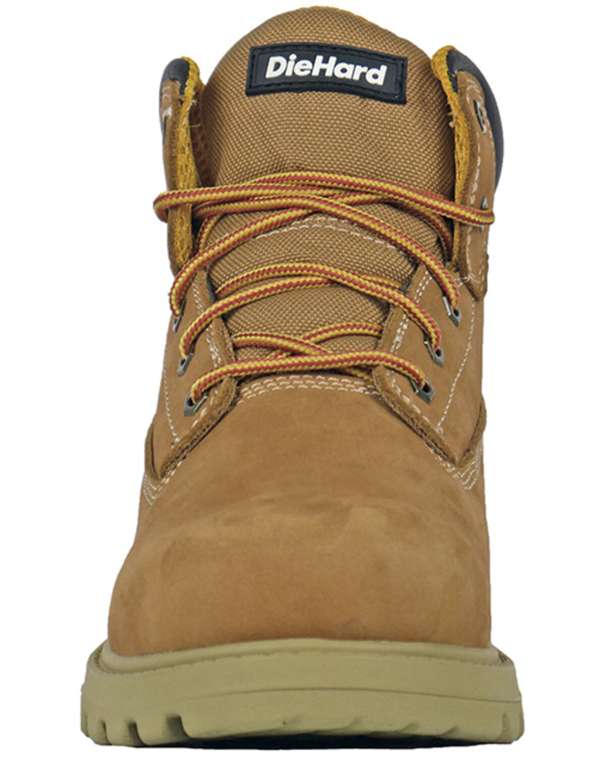 Image #4 - DieHard Men's 6" Charger Nubuck Work Boots - Soft Toe, Wheat, hi-res