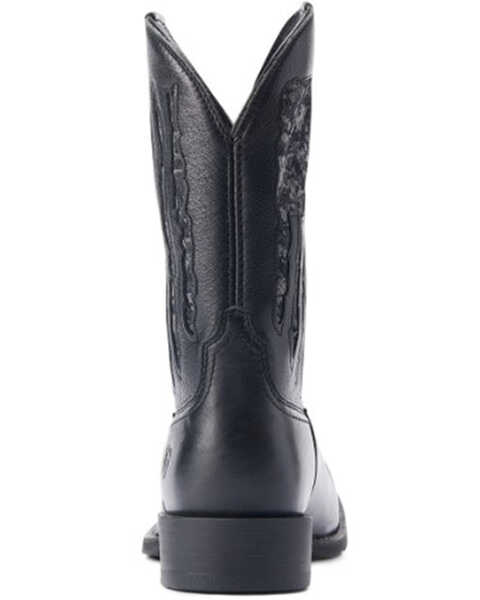 Image #3 - Ariat Men's Sport My Country VentTEK Western Performance Boots - Broad Square Toe, Black, hi-res