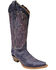 Image #1 - Circle G Women's Embroidered Western Boots - Snip Toe, Lilac, hi-res