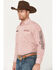 Image #3 - Wrangler Men's Logo Geo Print Long Sleeve Snap Western Shirt, , hi-res