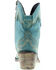 Liberty Black Women's Side Bug & Wrinkle Fontana Crack Short Western Boots - Pointed Toe, Turquoise, hi-res
