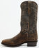 Image #3 - El Dorado Men's Bison Western Boots - Medium Toe , Chocolate, hi-res