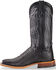 Tony Lama Men's Flat Cow Foot Western Boots - Square Toe, Black, hi-res