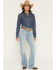 Image #1 - Ariat Women's Marnie Light Wash Slim Trouser Stretch Denim Jeans, Medium Wash, hi-res