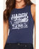 Image #3 - Bravado Women's HARDY Graphic Tank Top, Blue, hi-res