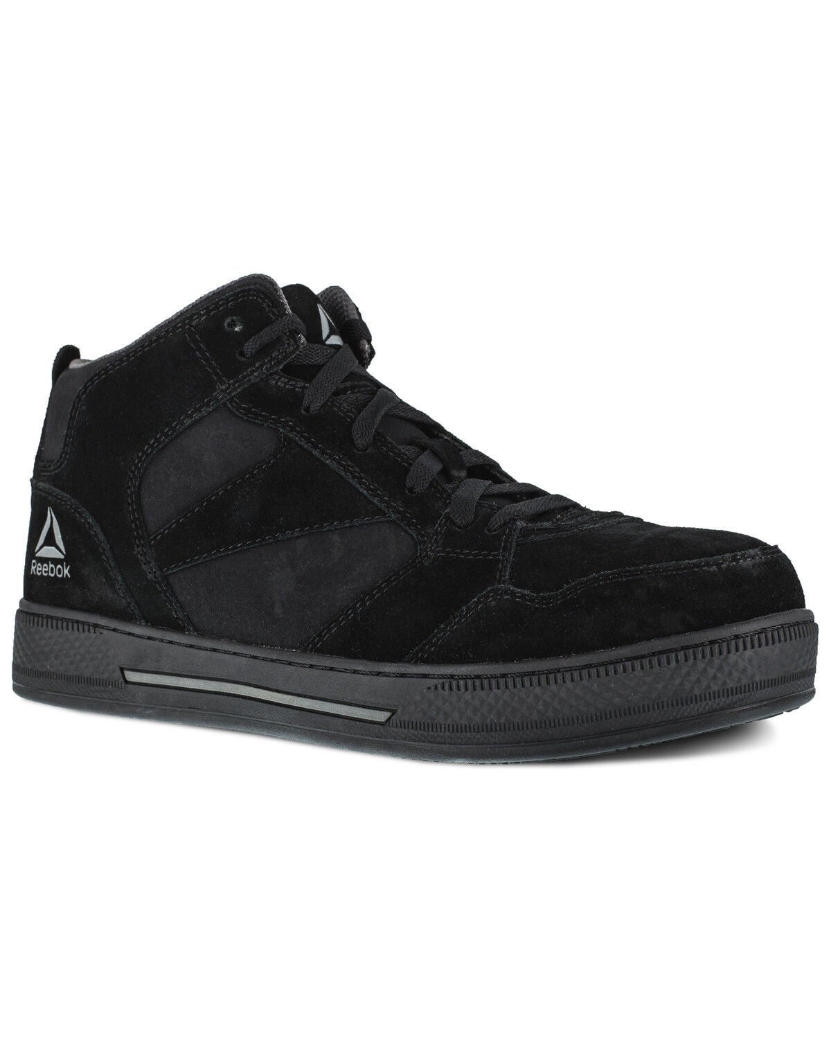 Reebok Men's Dayod Skate Work Shoes - Composite Toe, Black, hi-res