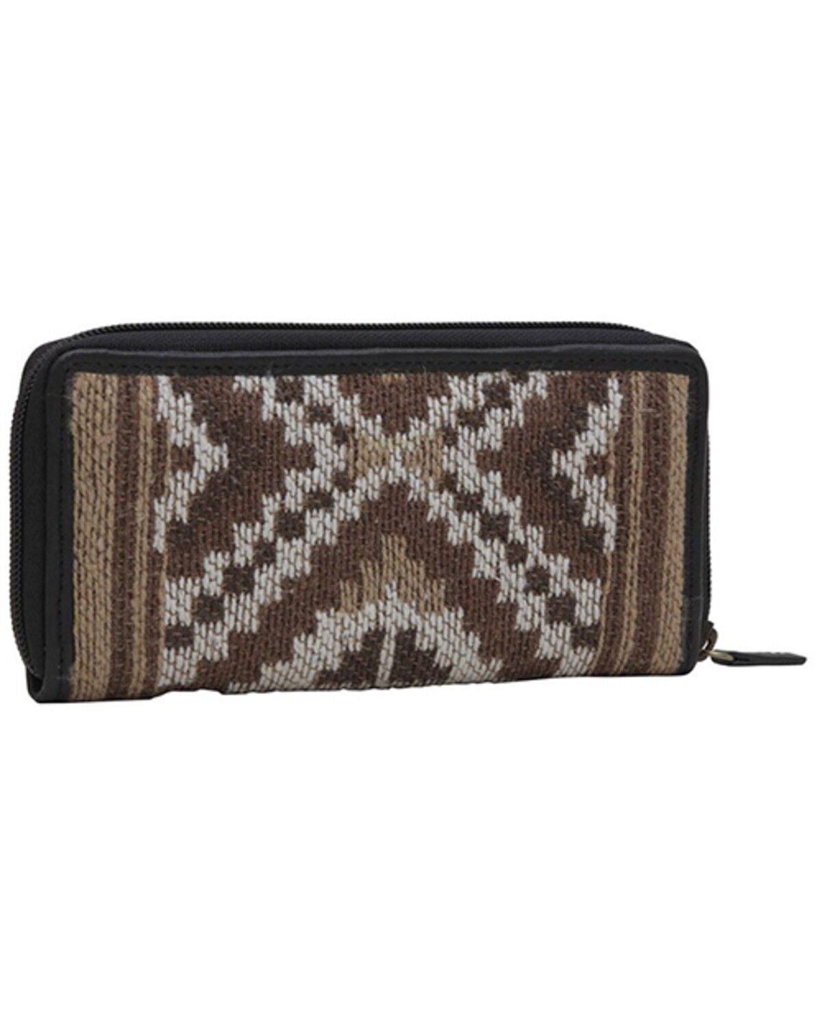 Myra Bag Women's Maize Woven Fabric Wallet, Multi, hi-res