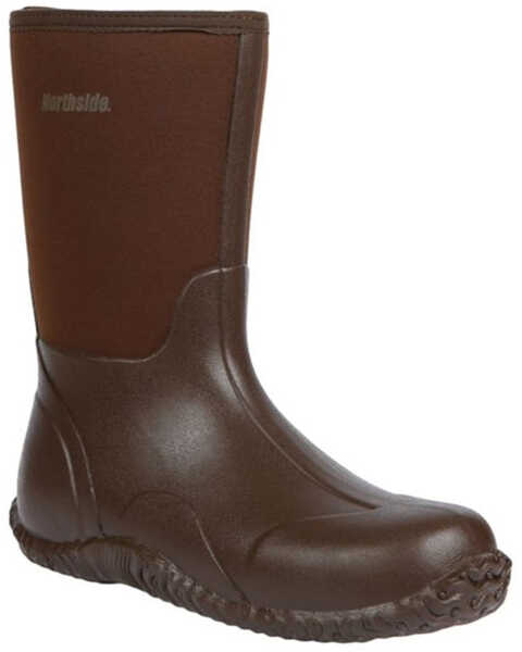 Northside Men's Shoshone Falls Dark Brown Mid Insulated Waterproof Neoprine All-Weather Boot, Dark Brown, hi-res