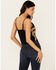 Image #4 - Idyllwind Women's Jessamine Embroidered Beaded Crop Top, Black, hi-res