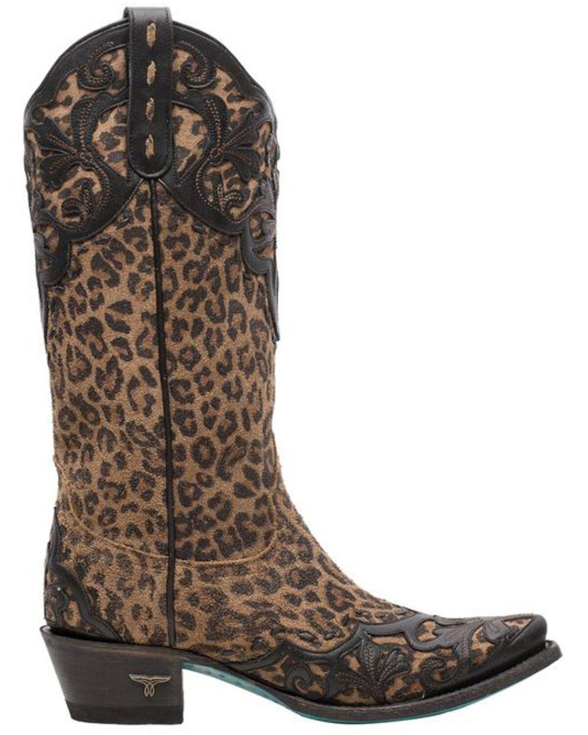 Image #2 - Lane Women's Lilly Western Boots - Snip Toe, Black, hi-res
