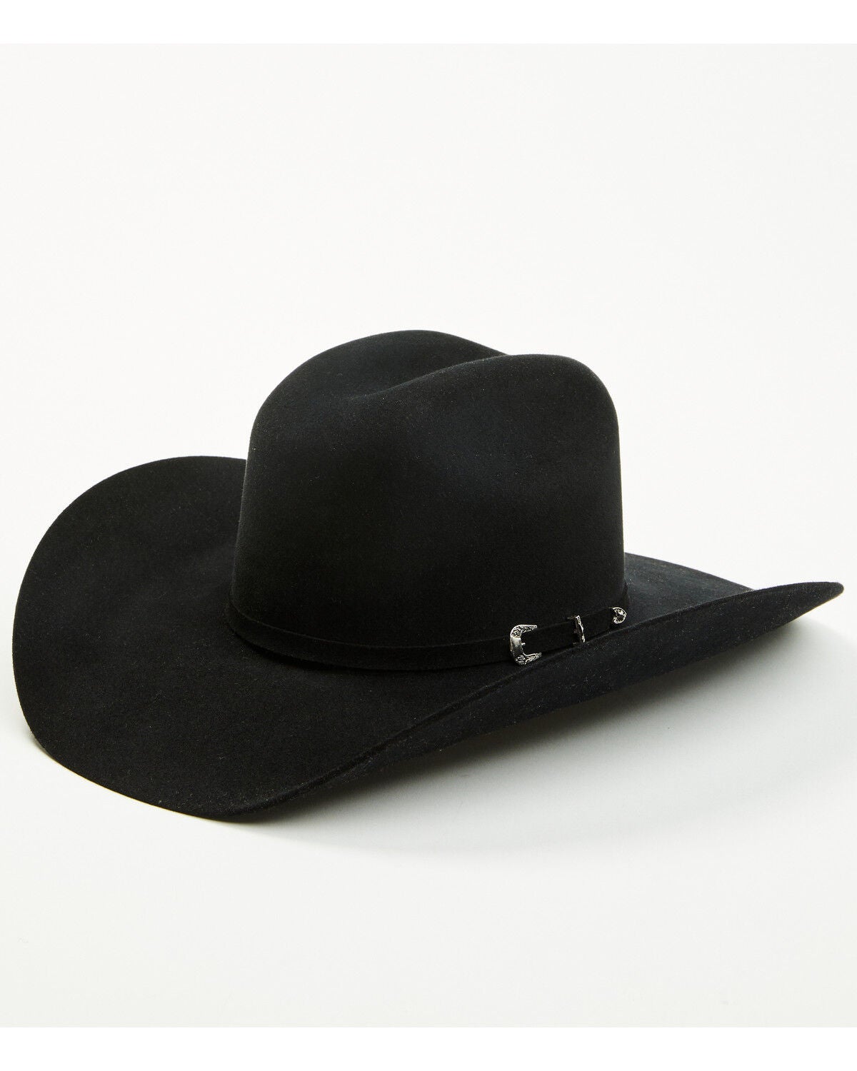 Justin Kermit 6X Felt Cowboy Hat, Black, hi-res