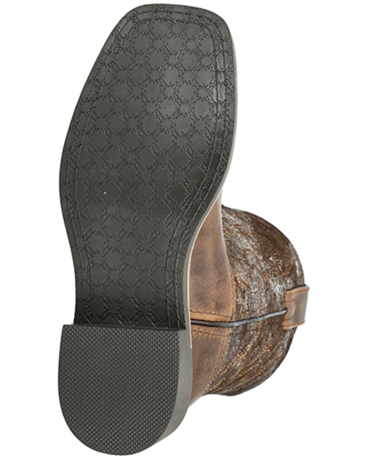 Image #7 - Smoky Mountain Little Girls' Sadie Western Boots - Broad Square Toe, Brown, hi-res