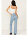 Levi's Premium Women's Light Wash 70s High Rise Stretch Flare Jeans , Light Wash, hi-res