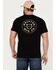 Brixton Men's Crest II Logo Short Sleeve T-Shirt, Black, hi-res