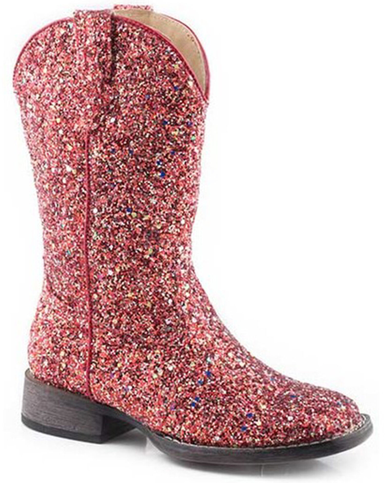 Roper Girls Glitter Galore Western Boots Broad Square Toe Sheplers