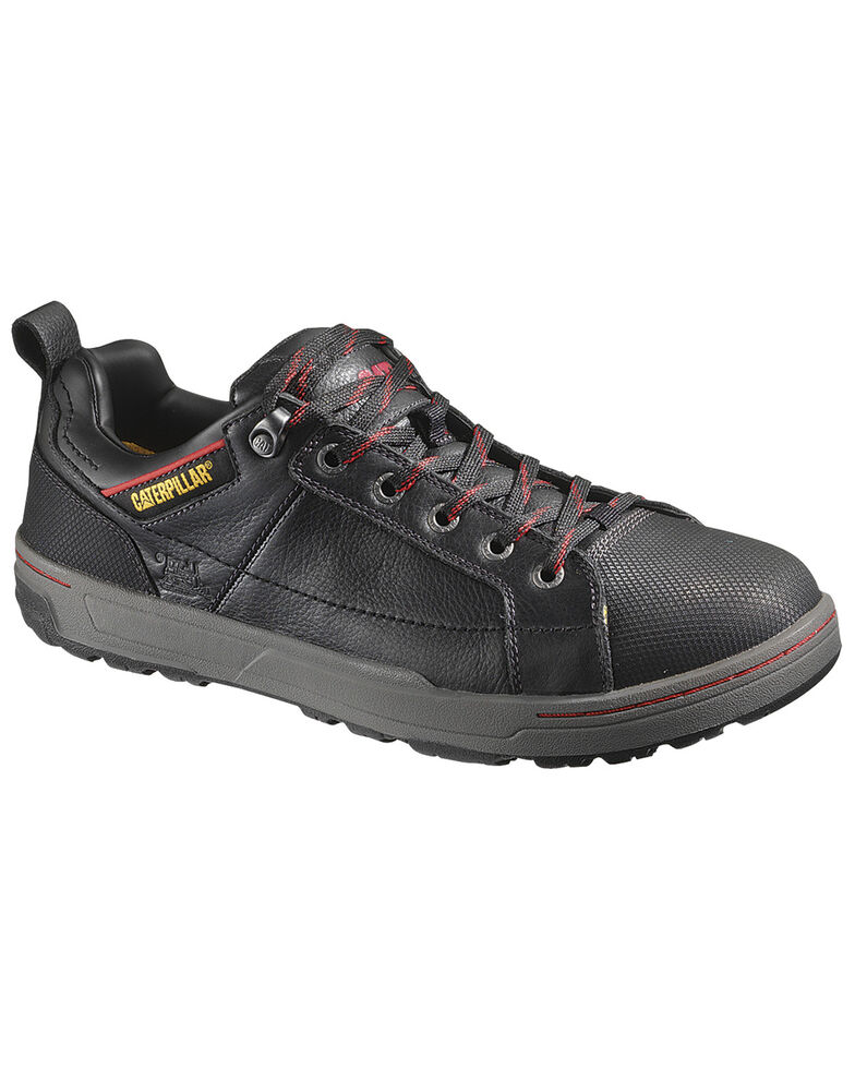 Caterpillar Brode Oxford Work Shoes - Steel Toe, Black, hi-res