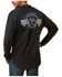 Ariat Men's Rebar Cotton Strong Stacking Dimes Long Sleeve Graphic T-Shirt , Black, hi-res