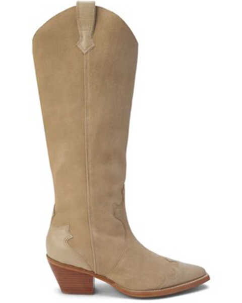 Image #2 - Coconuts by Matisse Women's Belmont Tall Western Boots - Snip Toe , Natural, hi-res