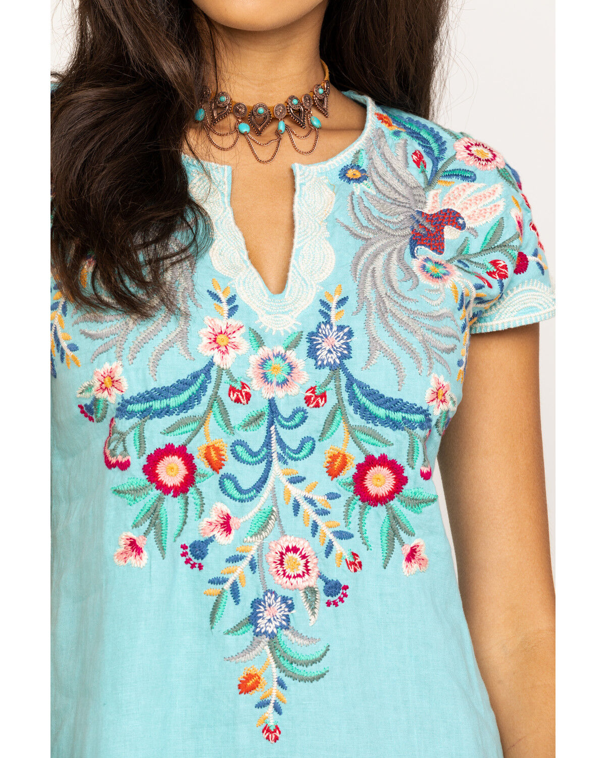 johnny was bisous easy long tunic
