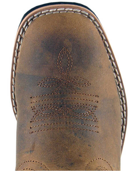 Image #2 - Smoky Mountain Boys' Pueblo Western Boots - Square Toe, Crazyhorse, hi-res
