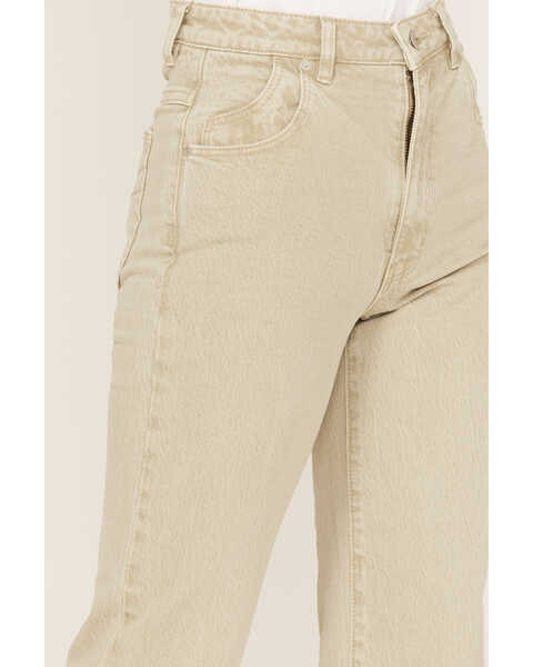 Rolla's Women's High Rise Eastcoast Cropped Flare Jeans, Light Green, hi-res