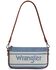 Image #1 - Wrangler Women's Logo Hobo Shoulder Bag, Blue, hi-res