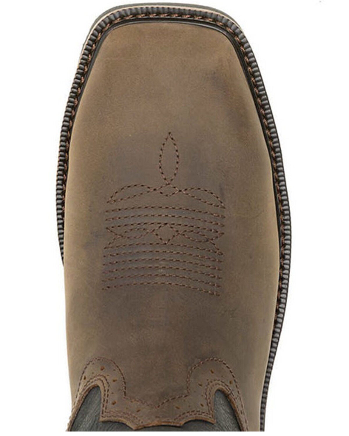 Image #4 - Wolverine X Jordan Davis Men's Rancher Waterproof Wellington Work Boots - Steel Toe, Taupe, hi-res