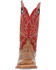 Image #4 - Durango Men's PRCA Collection Bison Western Boots - Broad Square Toe , Tan, hi-res