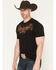 Image #2 - Affliction Men's Viva La Raza Rhinestone Short Sleeve Graphic T-Shirt, Black, hi-res