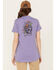 Image #3 - Ariat Women's Rebar Short Sleeve Work Tee, Lavender, hi-res