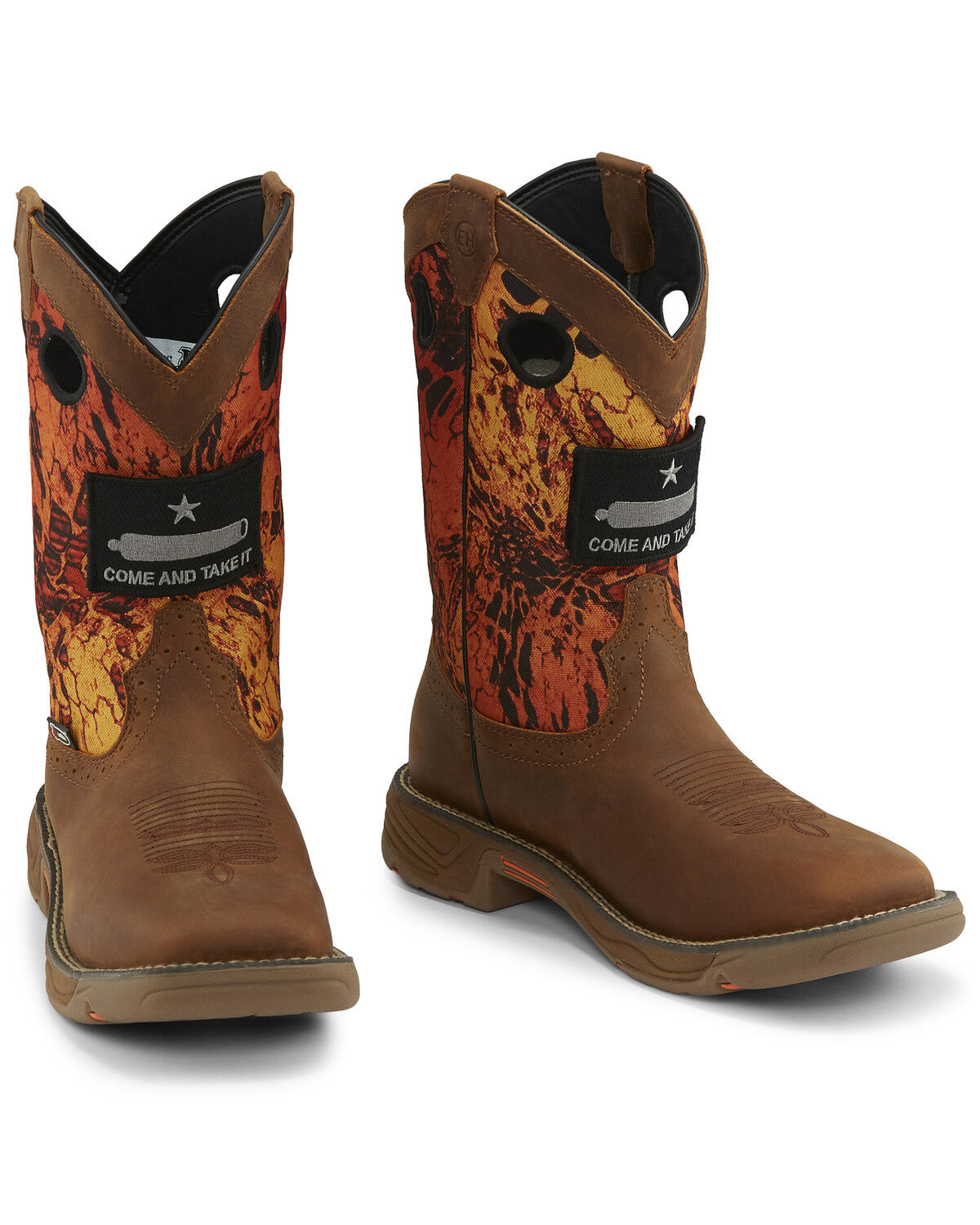 justin stampede rush work boots