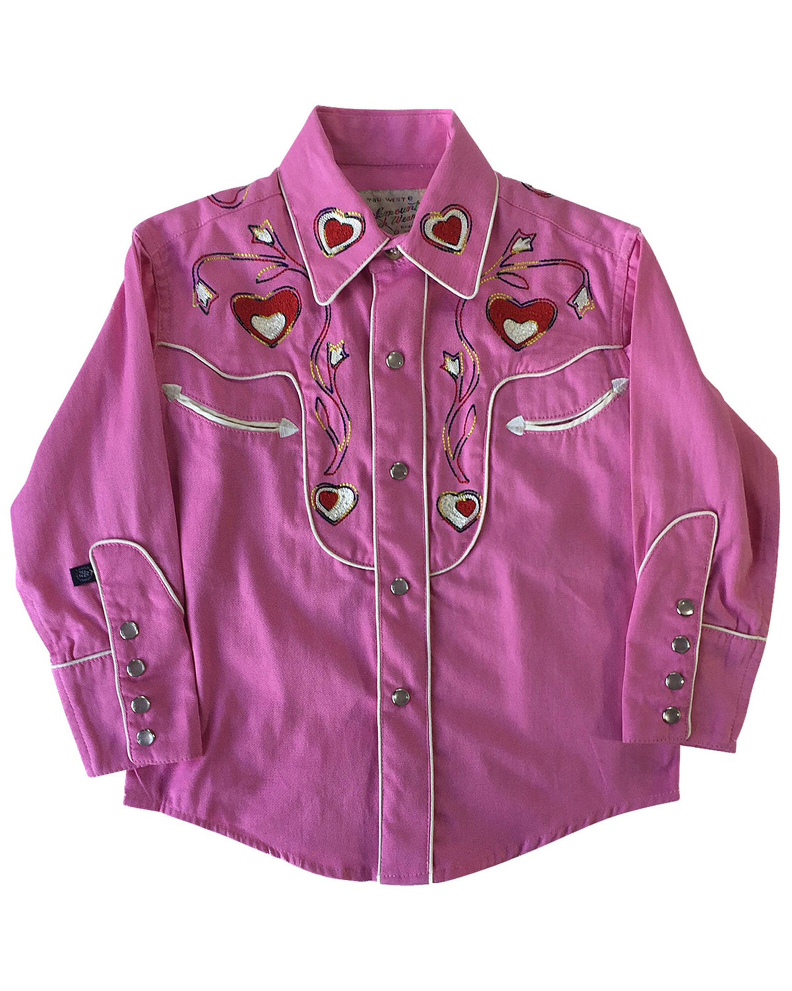 Pink cowboy shirt store