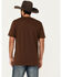 Cinch Men's Cattle Company Logo Short Sleeve Graphic T-Shirt, Brown, hi-res